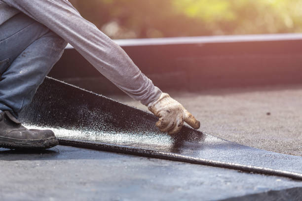 Professional Waterproofing technician working in Memphis, MI